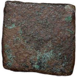 Alternative view of Copper large Punch-Marked of City-State Eran-Vidisha (2nd Cen. BC) Scarce
