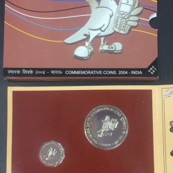 Alternative view of 150 Years Of Telecommunications (Unc Set ) Kollatta Mint 2 coin set