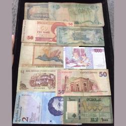 Alternative view of 10 Different World Bank Note Lott🥳 Lowest Price #N-6