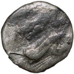 Alternative view of Silver 1/4 Rupee of Mewar State INO Alamgir II (AD1780-1850) Udaipur Mint KM C30 Rare