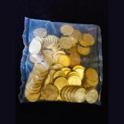 Alternative view of Rs 5 Acharya Tulsi Birth Cenetary RBI Commemorative 100 coin Pouch Mumbai Mint MULE