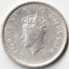 Half Rupee 1939 Matured Head Silver Coin of King George VI British India Coinage