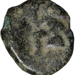 Copper Coin of Madurai Nayakas (17th Cen. AD) with Deity/Lady Seated/Sri Vira
