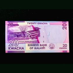 Alternative view of Zambia 20 Kwacha World Banknote Collection end 786 UNIQUE and RARE