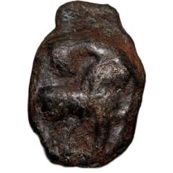 Arsenic Cast Copper of Vidarbha(Paoni) Region (4th - 3rd Cen. BC) with Lion, Taurine V.RARE