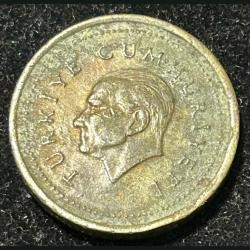 Alternative view of Turkey 5000 Lira 1997 Rare Lowest Price Coin #Z61