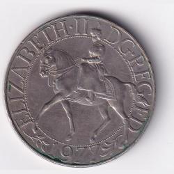 1977 United Kingdom 25 New Pence - Elizabeth II Silver Jubilee Commemorative issue Rare Coin #Z-186