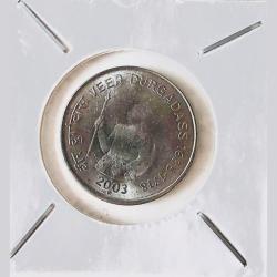 Re 1 Veer Durgadass Hyderabad 2003 Stainless Steel Issue Unique and Rare