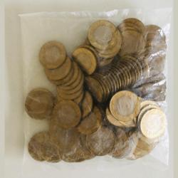 Alternative view of Rs 10 Gov Of India Issue 2010 Mumbai Mint RBI Seal 100 Coin Pouch Definitive Issue Scarce