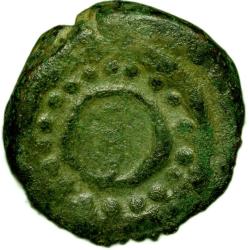 Alternative view of Copper Paisa of Dhar State(1700-1800 AD) Anonymous Type Unlisted in KM Rare