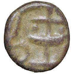 Lead Coin of Chudasama Dynasty(10th Cen. AD) with Lion/Fire Alter Rare