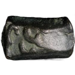 Copper Paisa of Nawabs of Elichpur (17th - 18th Cen. AD) of Mughal Style Inscription