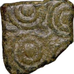 Alternative view of Copper Coin of Satakarni I(100 BC) of Satavahana Dynasty from Vidarbha(Pusad) Region