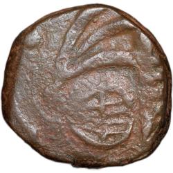 Copper Paisa of Muhammad Ismail(AD1865-95) of Jaora State KM 7