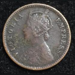 Alternative view of India - British 1⁄12 Anna 1901 - Victoria Rare Coin Lowest Price #L-39