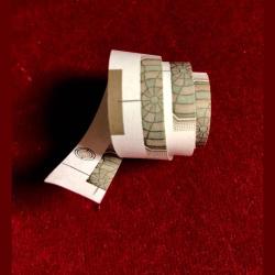 Alternative view of Rs 500 India Banknote Error Extra Left over Paper Shredded Long Strip Unique and Rare