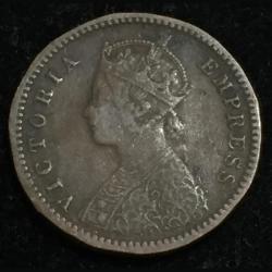 Alternative view of India - British 1⁄12 Anna 1891 - Victoria Rare Coin Lowest Price #L-42