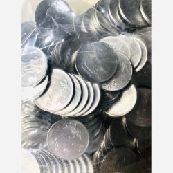 Alternative view of Re 1 RBI Seal 100 Coin Pouch 2017 Mumbai Mint Top Luster Diamond Mark Definitive Issue