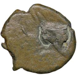 Alternative view of Potin Coin of Satavahana Dynasty(100 BC) of Junnar Lion Type Rare