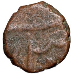 Alternative view of Copper Paisa of Mewar State(AD 1760-1806) of Chitor Mint KM C1.2 Scarce