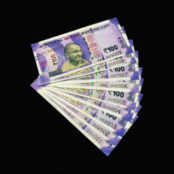 Rs 100 India Banknote Fancy Number 001001 to 009009 Note Gem UNC Set