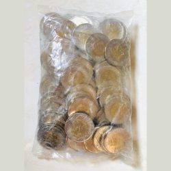 Alternative view of Rs 20 Kolkata Mint 2022 Definitive Issue Extreme Rare 100 coin Pouch