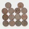 Rare 14 Coins Set of One Anna 1917 to 1936 Different Mints Copper-Nickel Coins of King George V British India Coinage