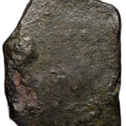 Alternative view of Copper-Alloy Coin of Dharmabhadra (2nd Cen. BC) of Bhadra/Mitra Dynasty Rare Ruler
