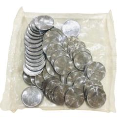 Alternative view of Latest New 1Rupees 2023 MUMBAI Mint 50 Coin Seal Pouch Famous AKAM Series 75 Year of Independence