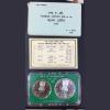 1986 Fisheries F. A. O Bombay mint Two coin set top conditions with card box and certificate