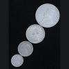 Full set,4 silver coin set , one rupee, Half Rupee , 1/4 Rupee and two anna , year : 1917 , George v - Image 2