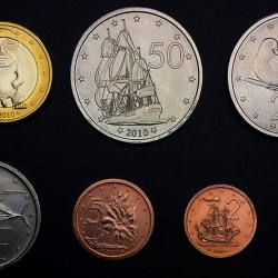 Cook Islands, 7 coin set, UNC Condition.