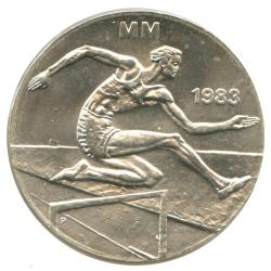 Finland 50 Markkaa World Athletics Championships 1983 silver Weight 21.8 g Commemorative issue unc
