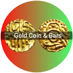 Gold Coins and Bars