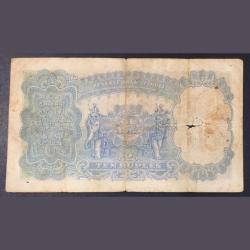 Alternative view of 10 Rupees British India George Six note Governer J.B Taylor Rare note