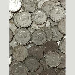 Indian 1 rupee Jawaharlal nehru 1889-1961 old series coin (10 pcs Lott)