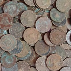 Alternative view of Gwalior,princely state of 1/4 Anna - jivaji Rao 1928 (10 Pcs Lott) collectable grade Coin