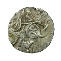 Hindu Shahis of Kabul and Ohinda Sri Samantadeva 850 to 1000 AD Silver Drachma Coin #NH0961