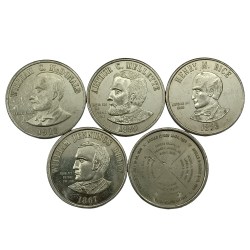 Rare 5 Set of Medals Date 1912,1889,1858,1867,1969 Top Collectable Commemorative Medals #NH1175