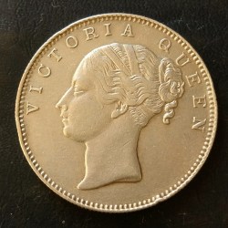 YEAR 1840 RUPEE CONTINUE LEGEND VICTORIA QUEEN EAST INDIA COMPANY EXCELLENT CONDITION. As