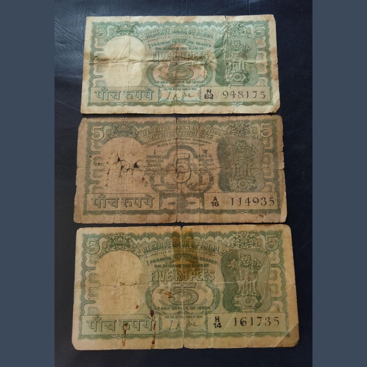 Four dear weak condition note and very lowest price Same and similar piece available