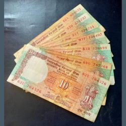10 ruppee Shalimar note 7 pieces lot very good condition as image Same and similar piece available