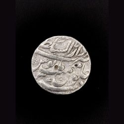 Alternative view of 1 RUPEE SILVER COIN AURANGZEB LAHORE MINT