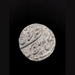 Alternative view of 1 RUPEE SILVER COIN MOHD. SHAH SHAHJAHANABAD MINT