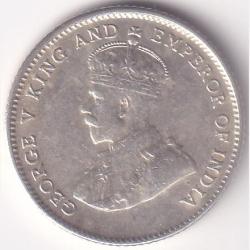 Alternative view of 10 strait settlements 1927 king george v silver coin
