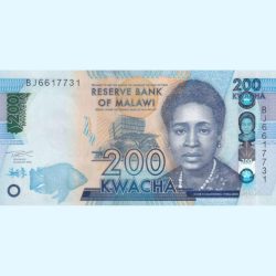 Malawi 200 kwacha 2021 Unc note