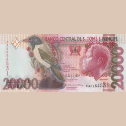 Saint Thomas and Principe 20000 Dobras 2013 UNC Note