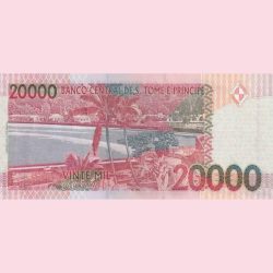 Alternative view of Saint Thomas and Principe 20000 Dobras 2013 UNC Note