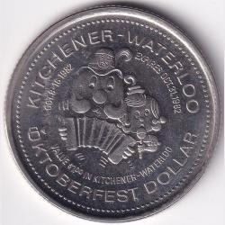 Canada Oktoberfest Dollar 1982 Nickel 33 mm UNC Trade Token