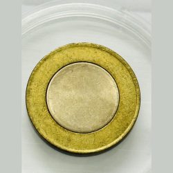 10 Rs Blank Error Coin RARE